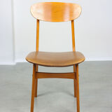 Vintage Italian Leatherette Dining Chairs, set of 3