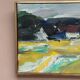 Original Swedish Oil on Canvas – “Houses” by T. Örn 1970 – Vintage & Framed