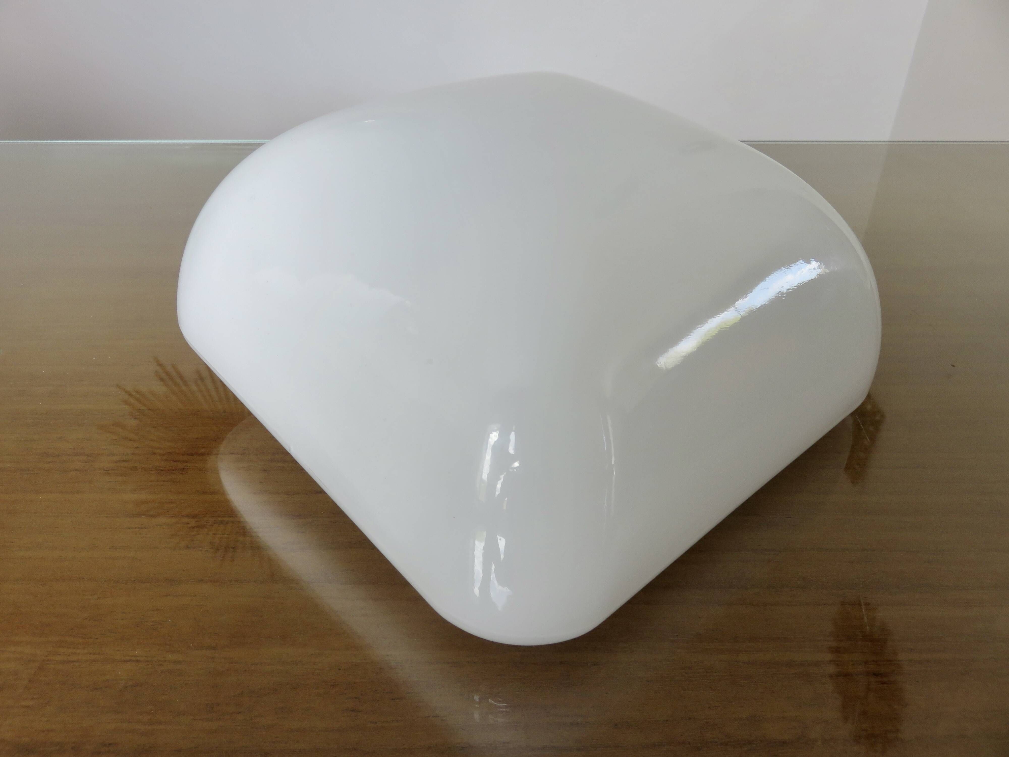 Plafonnier Globe Opaline Vintage Années 60-70 - Diamètre 19,8 Cm - Occasion - France