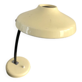 Lampe de bureau orientable des années 60 – métal laqué crème
