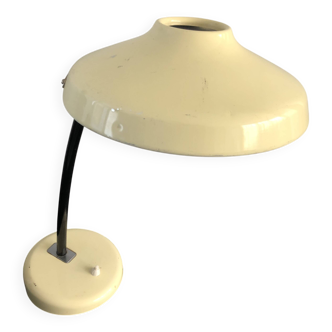 Lampe de bureau orientable des années 60 – métal laqué crème