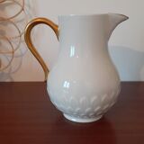 Creamer and milk jug in porcelain Vignaud