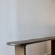 Solid oak farm bench