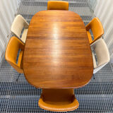 Dyrlund editor, scandinavian table in solid teak