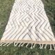 Superb handcrafted Berber rug made of natural wool, a unique piece