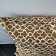 Ochre cushion motifs Seville