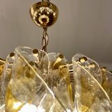 Torciglioni, Hanging Light by Mazzega, 1970s