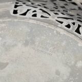 Alessi fruit bowl in openwork silver metal