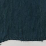 4x8 Deep Blue Decorative Turkish Kilim Rug, 128x235 Cm