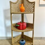 Folding rope corner, 70s corner shelf