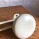 Patère, vintage beige metal coat rack