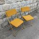 Two folding chairs, Lafuma, France, 1970