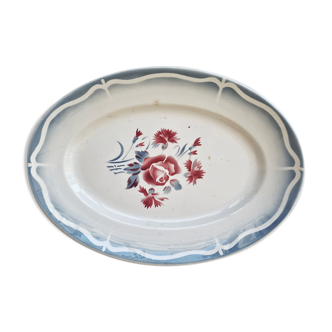 Oval dish Nina Rosa de Digoin