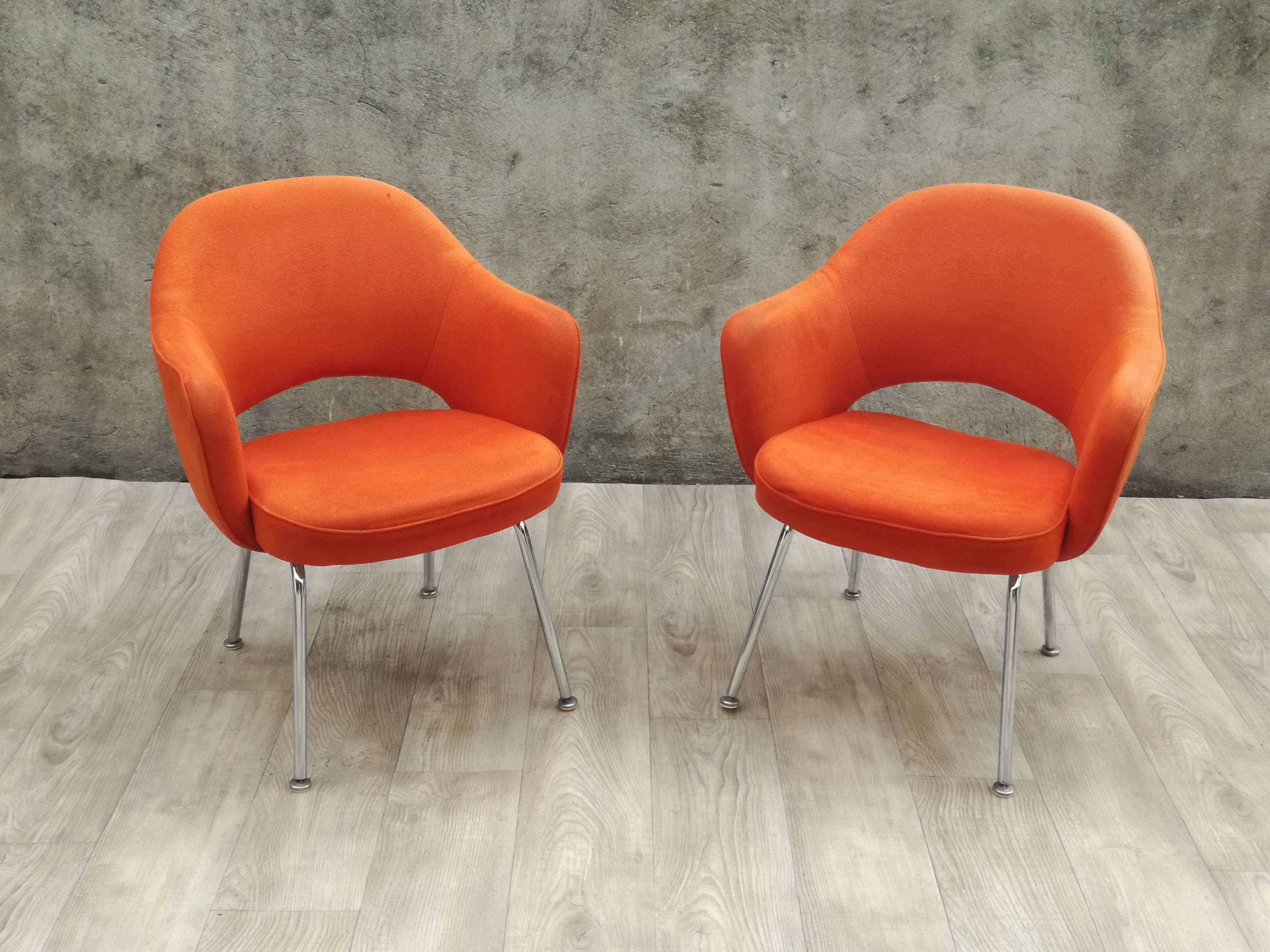 Pair of armchairs "conference" Eero Saarinen for Knoll years 60
