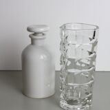 Luminarc vase in transparent glass 70's