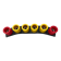 Suite de 6 appliques tivoli