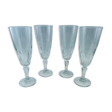 4 verres flutes champagne Luminarc Flamenco