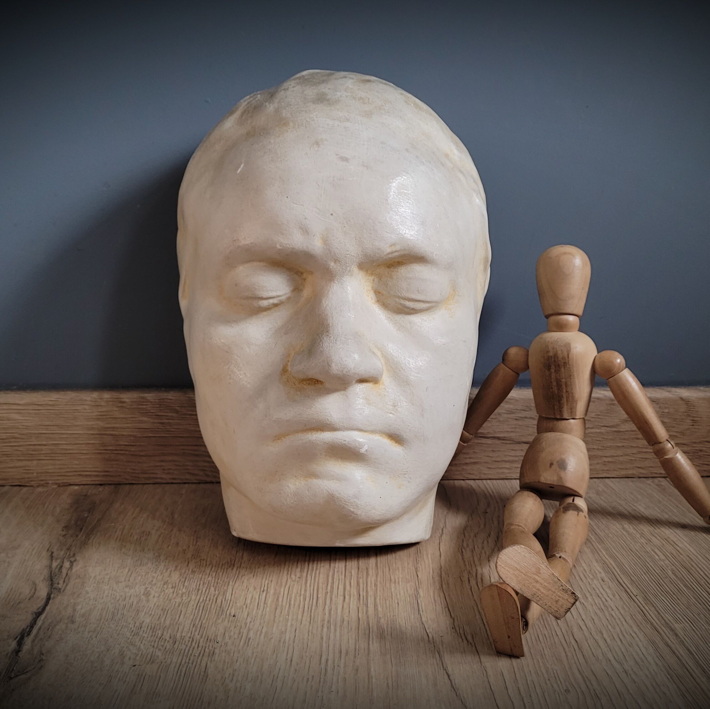 Vintage Ludwig van Beethoven plaster mask
