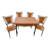 Table and chairs unique model