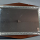 Art-deco mirror frame wood silver stucco 61x43 cm SB