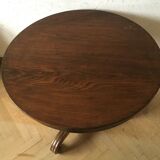 Table pedestal wood round