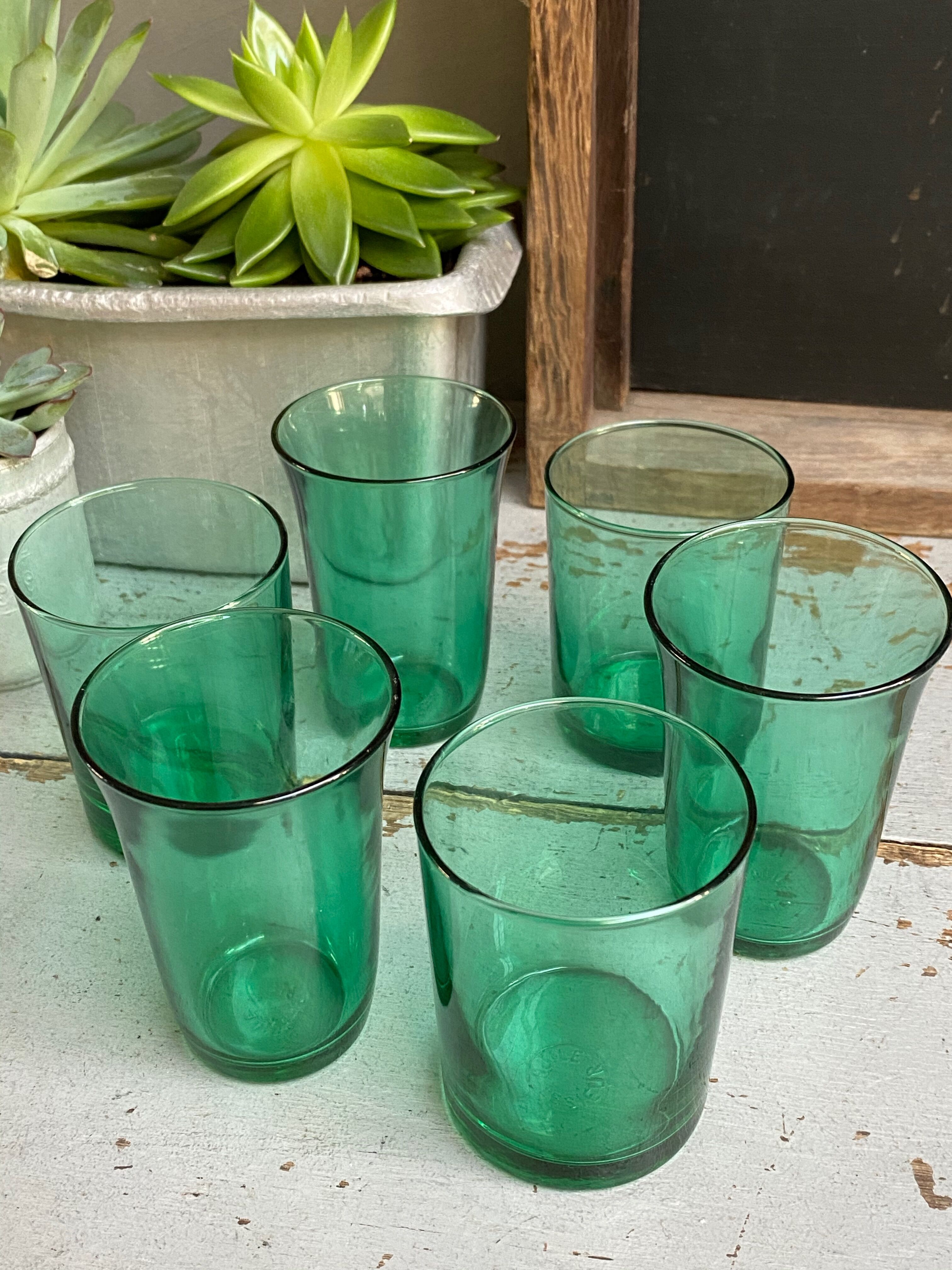 Series of 6 glasses Lesieur