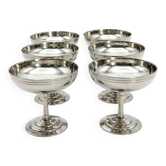 6 coupes à glace inox Letang Remy