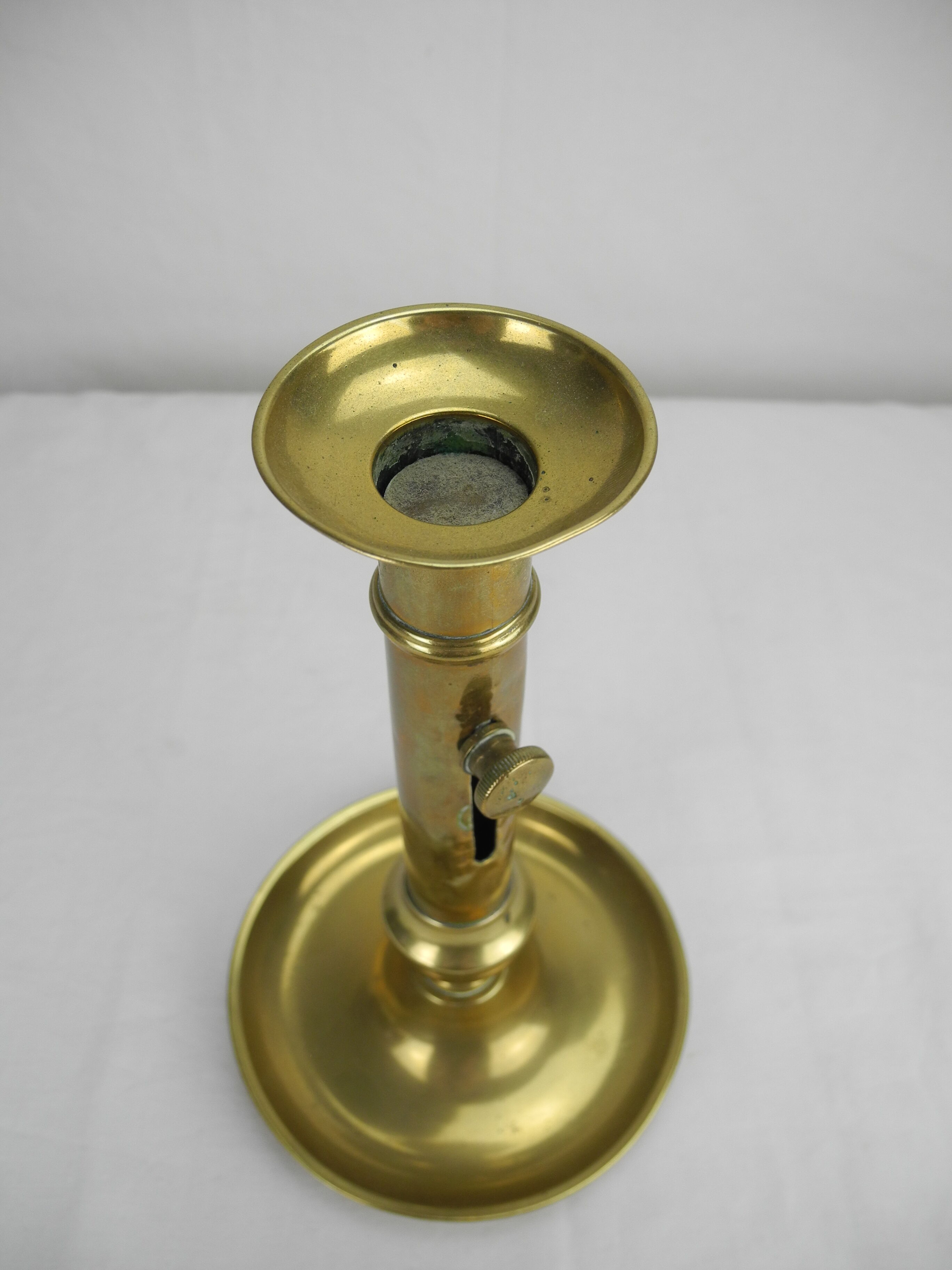 Old candlestick brass candle holder vintage decoration