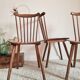 3 wooden trio bistro chairs No. 740 Baumann