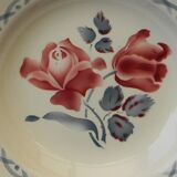 6 deep plates in earthenware digoin sarreguemines. model cannes.