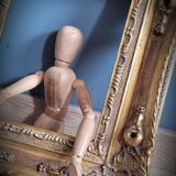 Golden baroque frame