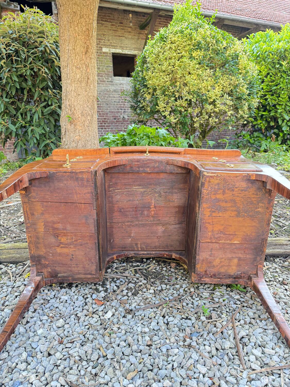 Louis xv marquetry dressing table xviii eme century