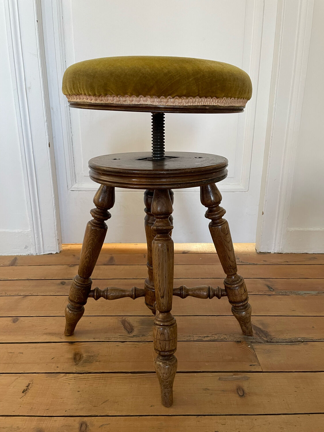 Old piano stool Napoleon III XIXth