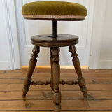 Old piano stool Napoleon III XIXth