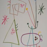 Joan MIRO: Family under the star, signed lithograph