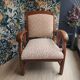 Fauteuil style colonial teck