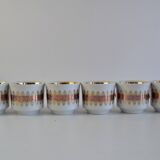 Set of six Cups and Saucers by Epiag 1950