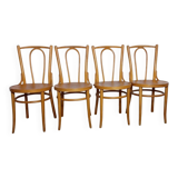 4 bentwood bistro chairs in the Thonet style