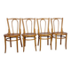 4 bentwood bistro chairs in the Thonet style