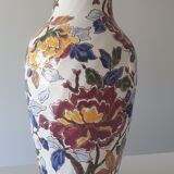 Fluted potiche N°2 Gien peonies