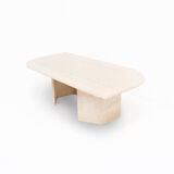 Table basse en travertin vintage