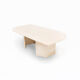 Table basse en travertin vintage