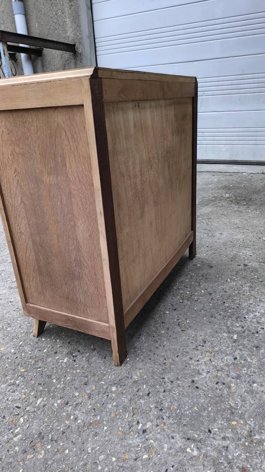 1960 compass foot chest of drawers