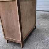 1960 compass foot chest of drawers