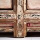 Antique white sideboard with floral motifs (circa 1870)