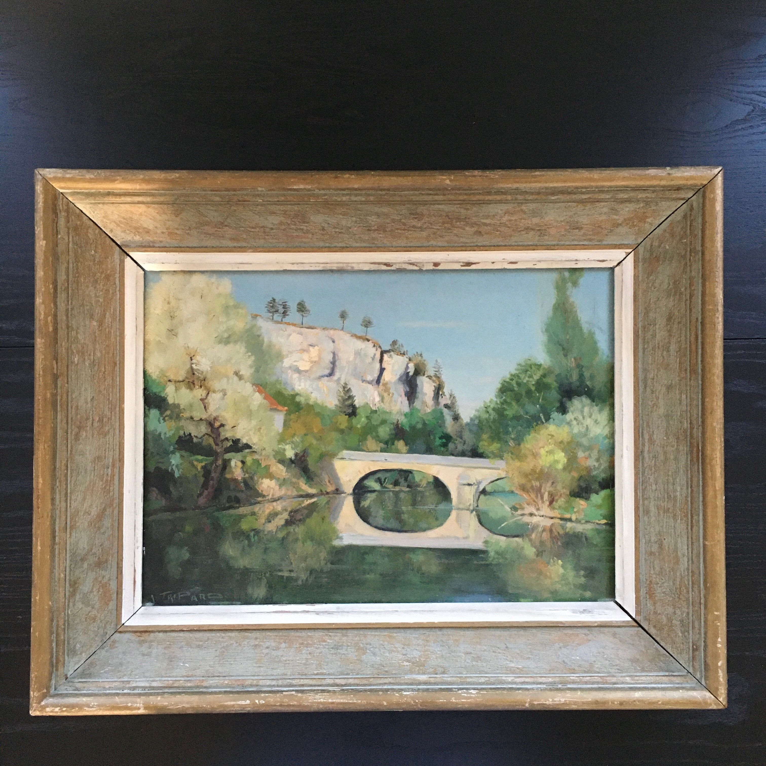 Provençal landscape painting
