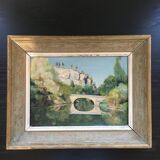 Provençal landscape painting