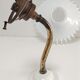 Opaline porcelain brass wall lamp early twentieth century