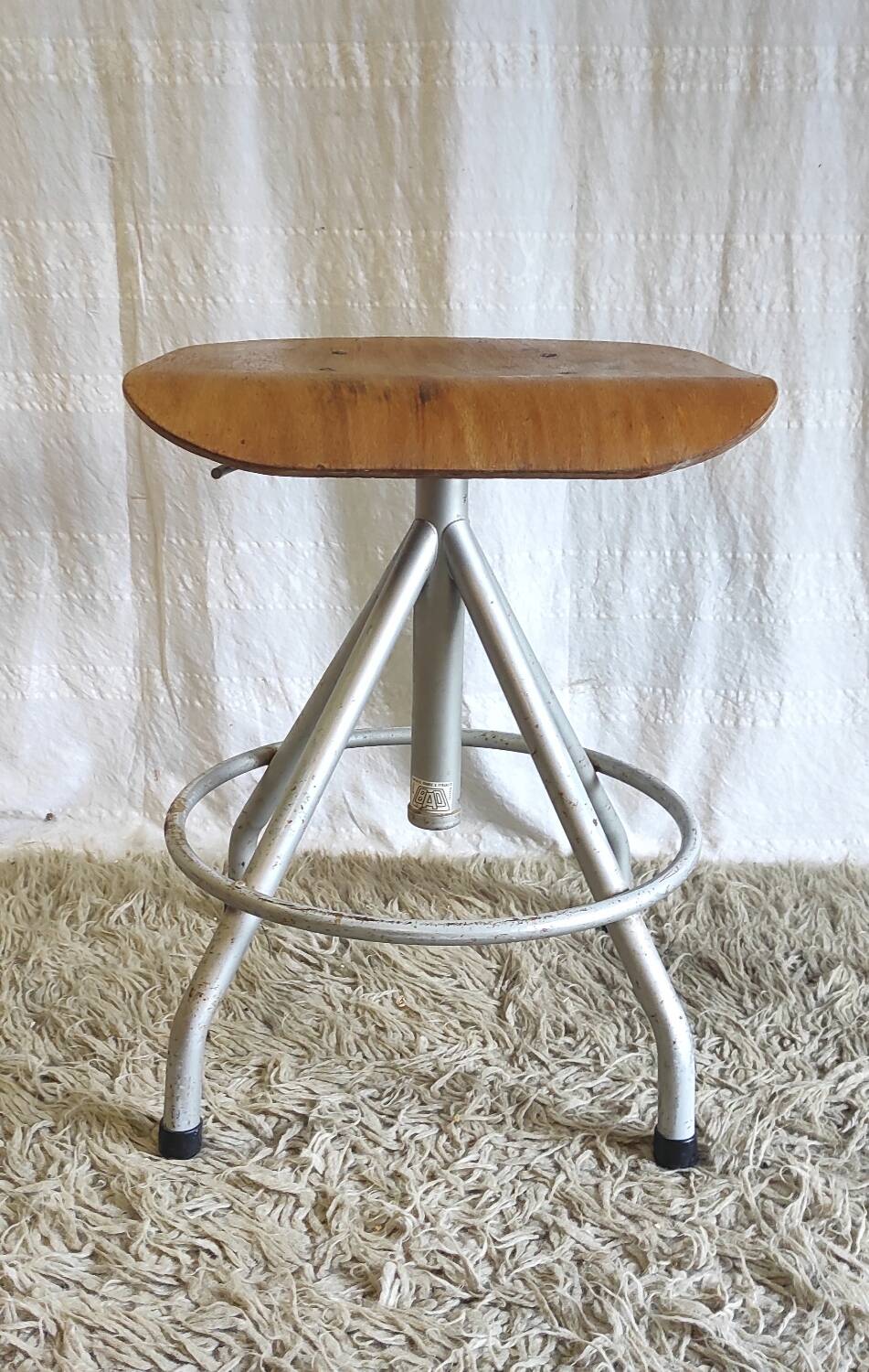 Vintage workshop stool - 50s/60s