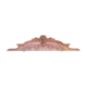 Pediment carved in walnut